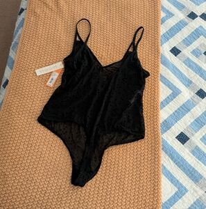 NWT Colsie Sheer Mesh Bodysuit